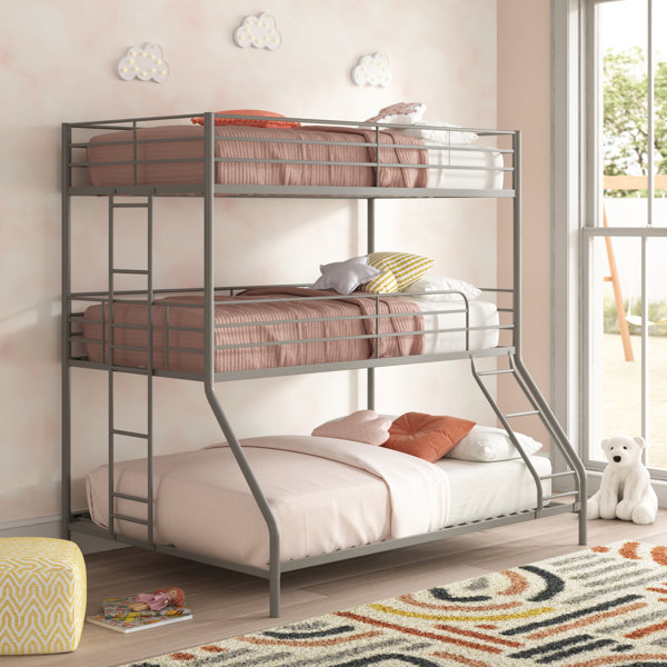 Viv + Rae Bethea Metal Triple Bunk Bed & Reviews Wayfair